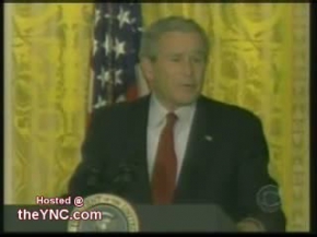 George W Bush at his