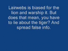 Tiger vs Lion Lairwebs Interspecies conflict analysis - www.pennystock-pro.com