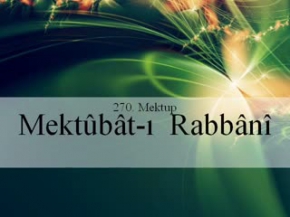 1.Cilt 270 Mektup Mektubat i Rabbani