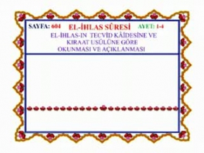 Kuran Öğretmeni No:31, İhlas Suresi